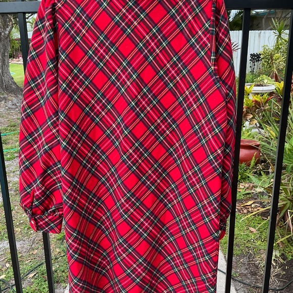 Vineyard Vines Dress Tartan Ruffle Dress 16 NWT $109 - Picture 8 of 10